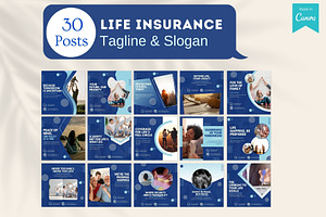 220 Life Insurance Canva Templates