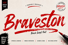 Braveston – Brush Script Font