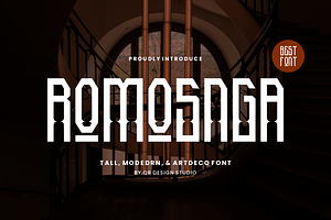 Romosnga - Tall & Medieval Font