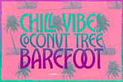 The Flemingos - Tropical Summer Font, a Sans Serif Font by ikiiko (Thumbnail 3 of 7)
