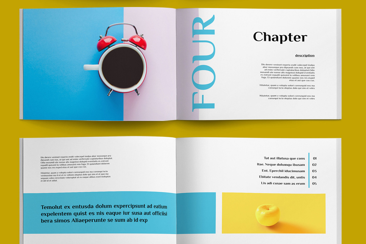 Minimal And Creative Book Layout, a Magazine Template by ContestDesign (Photo 5 of 5)
