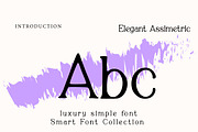 Elegant assimetric, a Serif Font by Wow Magic (Thumbnail 2 of 3)