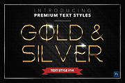 Gold & Silver #3 - 15 Text Styles, a Layer Style Add-On by Jonas Stensgaard (Thumbnail 15 of 18)