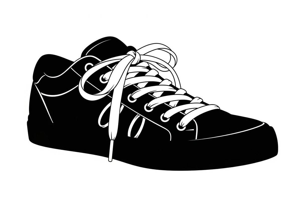 Sneaker Laces Minimal Street Style, a Graphic by Designer_Momina (Photo 3 of 10)