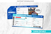 Nashville Trip Surprise Gift Ticket, a Templates & Theme by Snapybiz (Thumbnail 1 of 10)