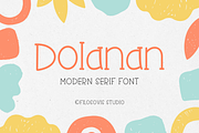 Dolanan | Serif Font, a Serif Font by filosovis (Thumbnail 1 of 5)