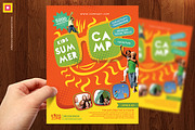 Kids Summer Camp Flyer V2, a Flyer Template by Satgur Graphic Design (Thumbnail 3 of 4)