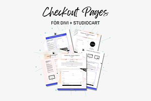 Divi StudioCart Checkout Templates