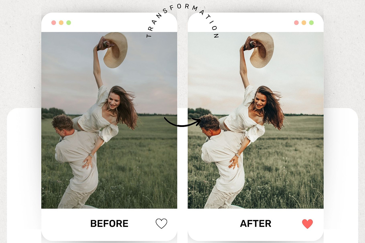 No Filter Lightroom Presets and LUTs, a Brushes & More by presetsroom (Photo 4 of 13)