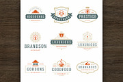 36 Restaurant Logos and Badges, a Branding & Logo Template by Vasya Kobelev (Thumbnail 4 of 19)