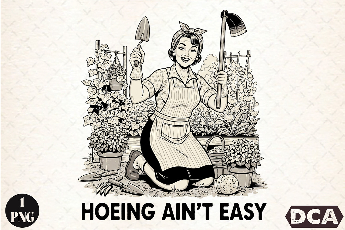 Housewife Funny Sarcastic Png,Funny, an Illustration by DreamCafeArt (Photo 1 of 7)