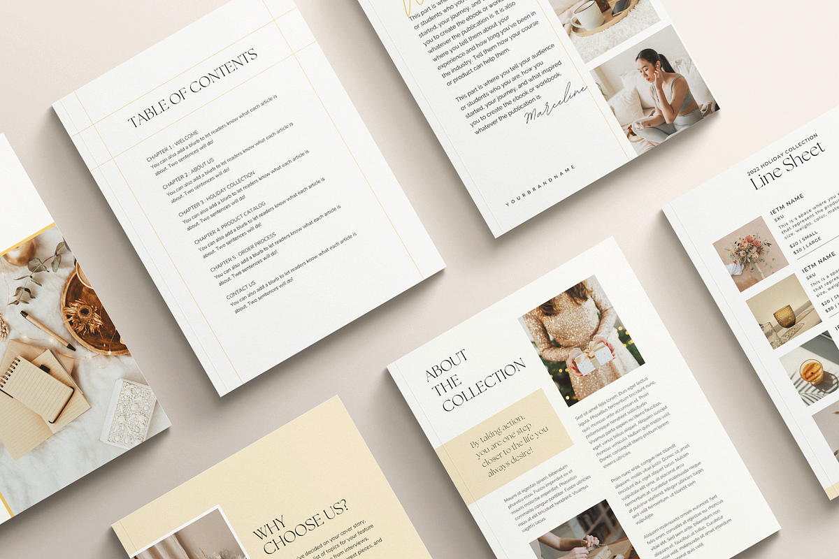 Holiday Gift Guide Canva Template, a Magazine Template by Hellohastore (Photo 4 of 10)