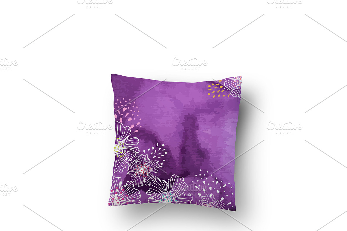 watercolor backgrounds, a Texture Graphic by ykononova (Photo 2 of 6)