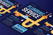 Plumbing Service Flyer Set, a Flyer Template by Annora Studio (Thumbnail 6 of 6)