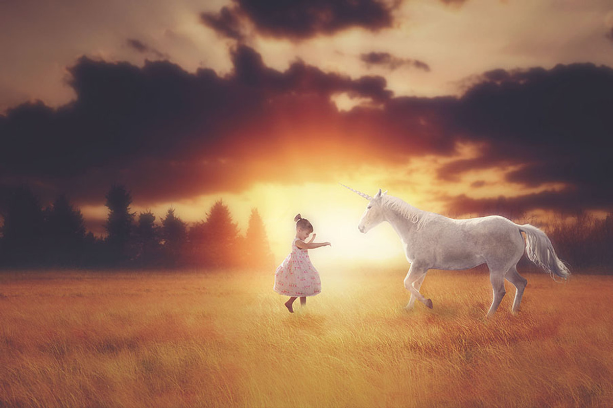 Unicorn Overlays - 5 PNGs - preview 2