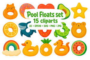 Pool Floats Set