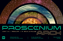 Proscenium Arch - Sci-Fi Font