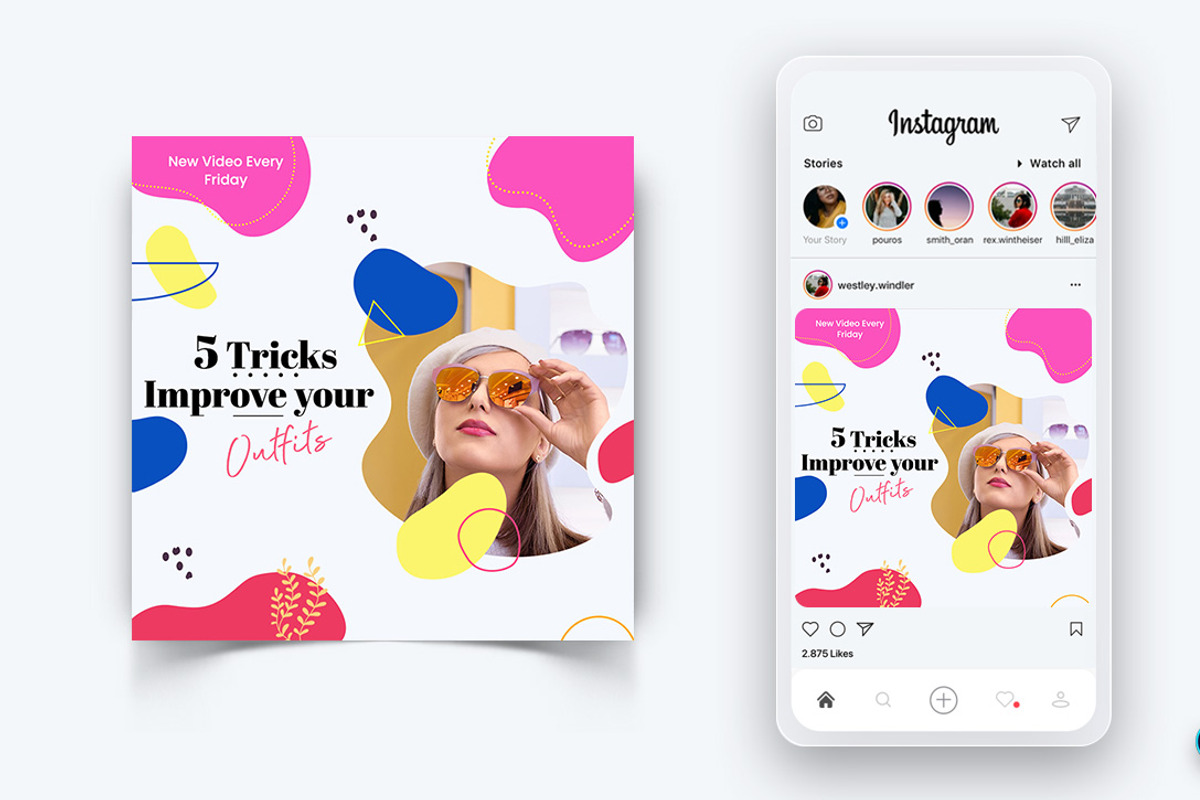 Fashion Sale Social Media Post, a Social Media Template by 3djagan