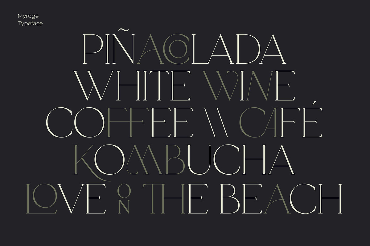 MYROGE elegant & stylish serif, a Serif Font by CarmineType (Photo 15 of 18)