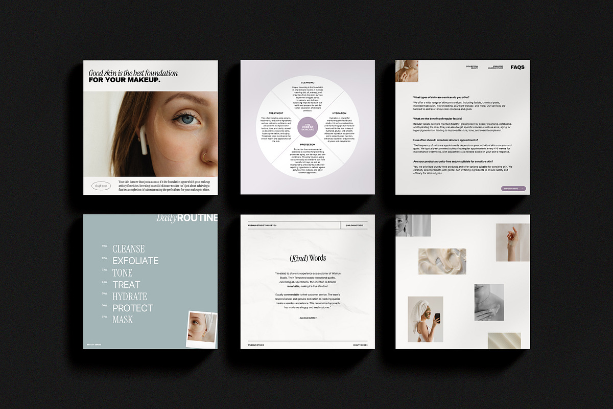 Beauty - Entire Instagram Collection, a Social Media Template by Wildnun Studio (Photo 13 of 52)
