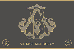 AB Monogram BA Monogram