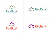 Cloud Geek Logo, a Branding & Logo Template by ArtFusion (Thumbnail 4 of 5)