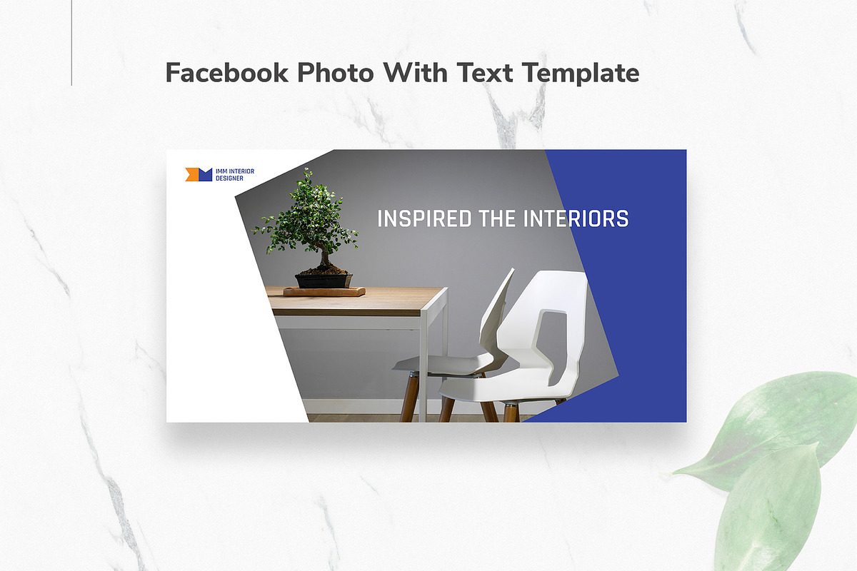 Interior Designer Facebook Materials, a Social Media Template by ...