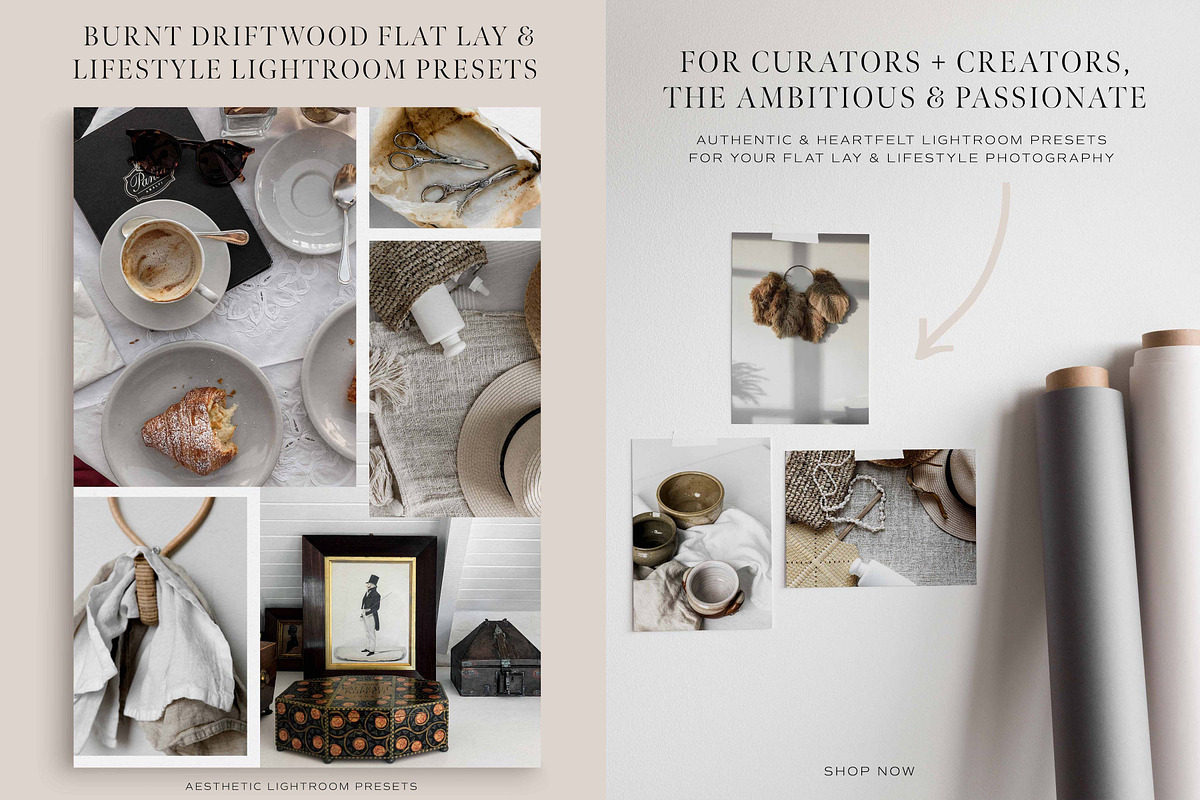Flat Lay Lifestyle Lightroom Presets, an Action Add-On by in between details (Photo 4 of 13)