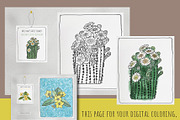 50 State Flowers for Coloring books, a Graphic by Hanatist Studio (Thumbnail 8 of 8)