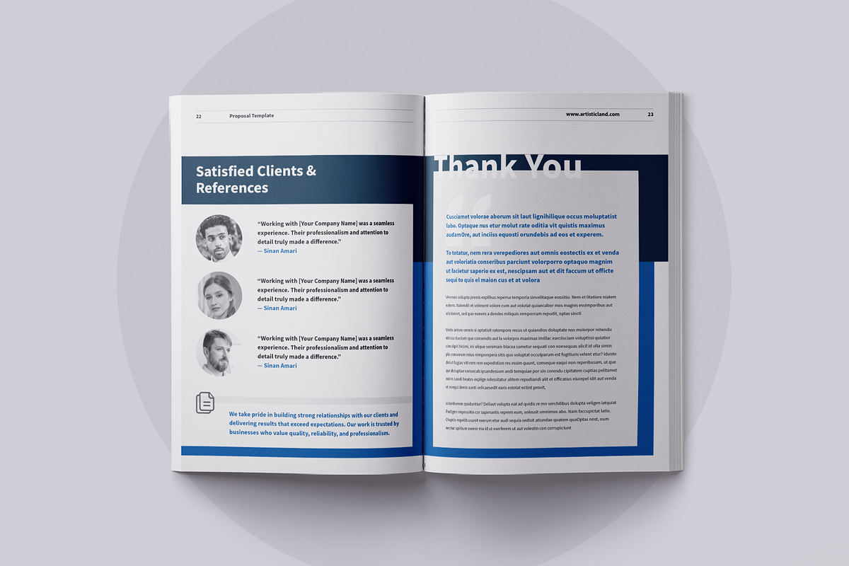 Proposal Template | Canva, a Brochure Template by ArtisticLand (Photo 10 of 12)