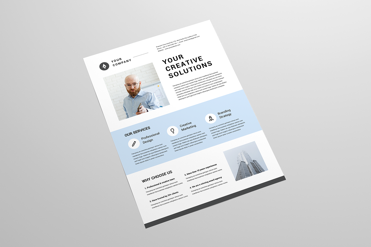 Flyer Bundle | MS Word & Indesign, a Flyer Template by Leaflove (Photo 3 of 10)