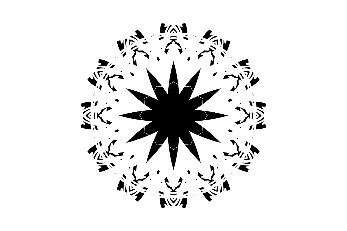 Handcrafted Mandala Design Pack, a Pattern Graphic by NJ Himel (Photo 7 of 30)