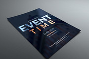 Event Time Photoshop Flyer Template, a Flyer Template by M K GRAPHICS (Thumbnail 2 of 2)