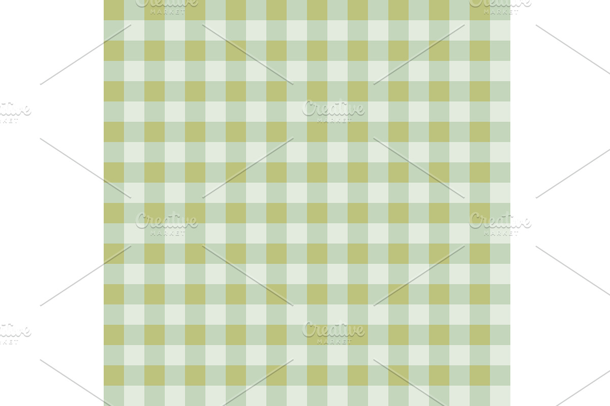 Green checkered seamless pattern, an Illustration by Toltemara