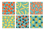 Modern Fruit Seamless Pattern Bundle, a Pattern Graphic by C Design Studio (Thumbnail 19 of 24)