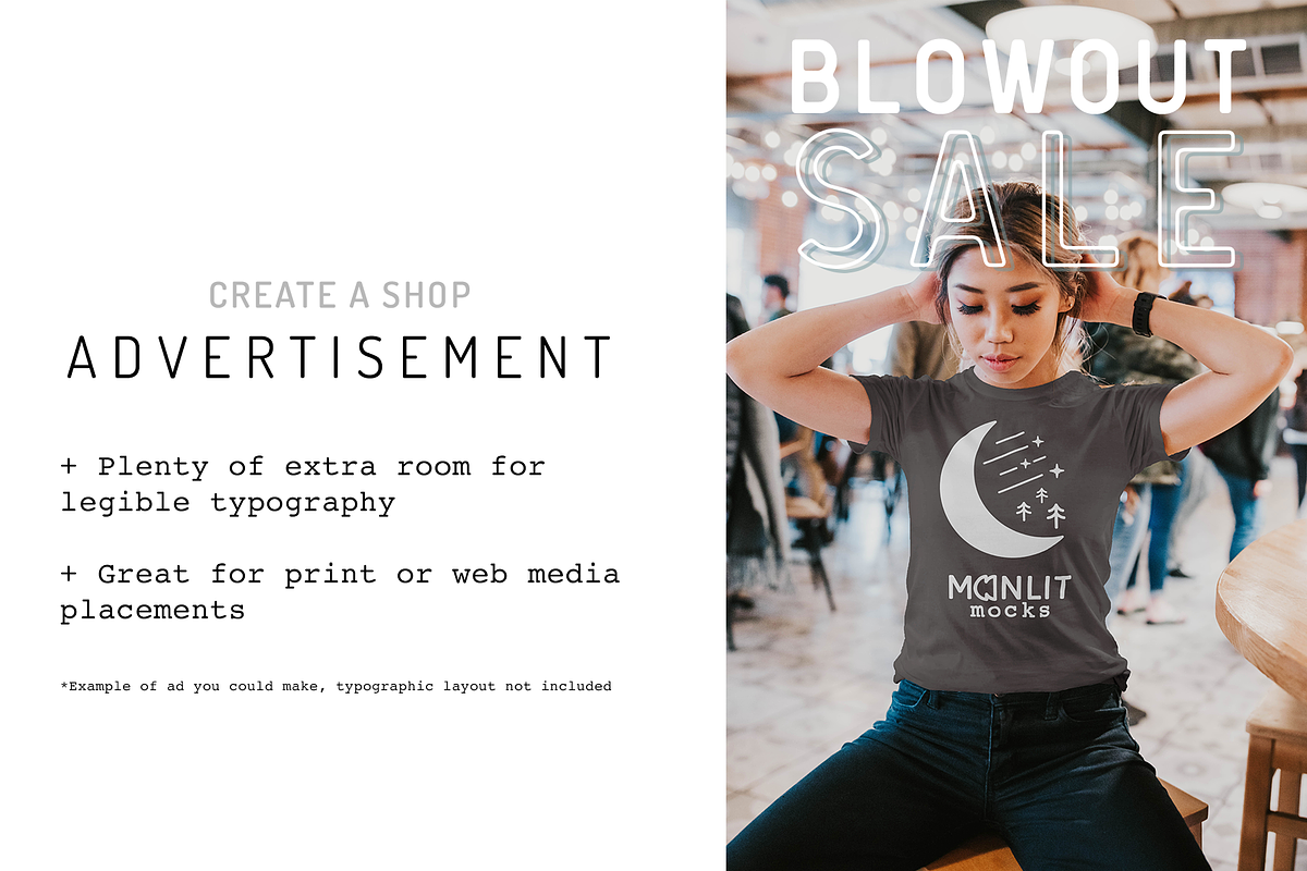 Women's T-Shirt Mockup Ladies AA1072, a Shirt Mockup by Moonlit Mocks (Photo 5 of 5)