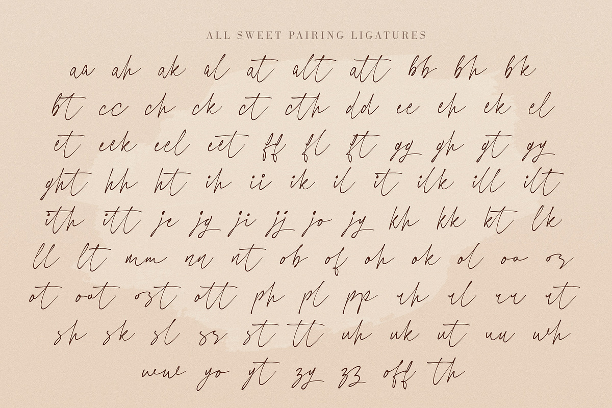 Bitter Sweet - Signature, a Handwritten Font by SemutHitam Creative (Photo 11 of 12)