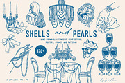 Hand Drawn Vintage Whimsical Bundle, a Seasonal Illustration by VerAna (Thumbnail 6 of 6)