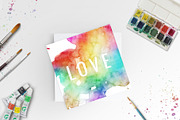 10 Huge Rainbow Watercolors, a Background Graphic by AdenaJ (Thumbnail 8 of 13)