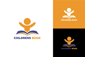 Childrens Book Logo, a Branding & Logo Template by zaqilogo