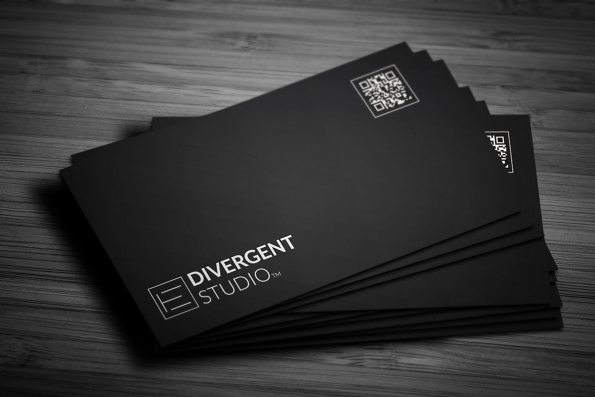 Sleek & Clean Business Card, a Business Card Template by Divergent Studio (Photo 3 of 3)