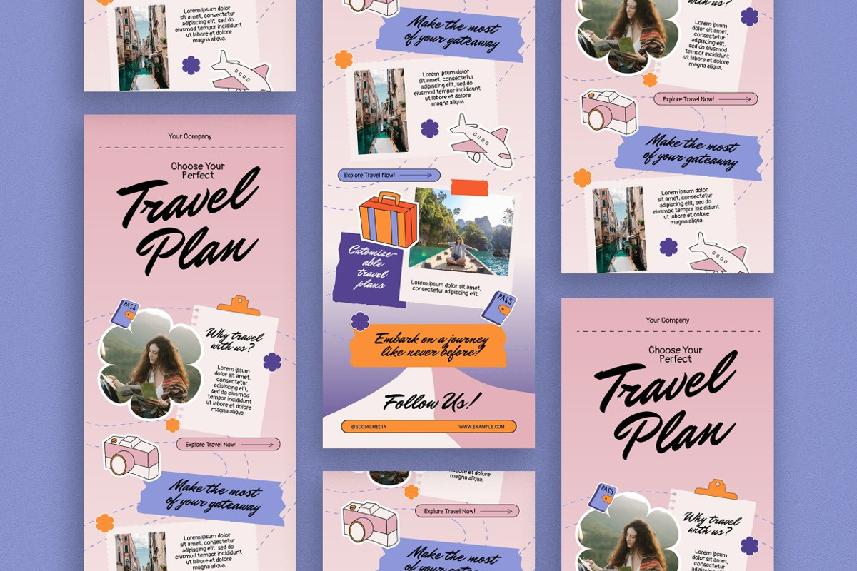 Travel Newsletter, a Social Media Template by graphicook (Photo 3 of 3)