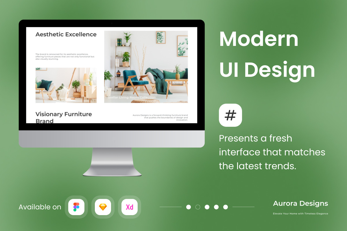 Aurora Designs - Furniture Landing P, an App Template by twinstd (Photo 2 of 5)