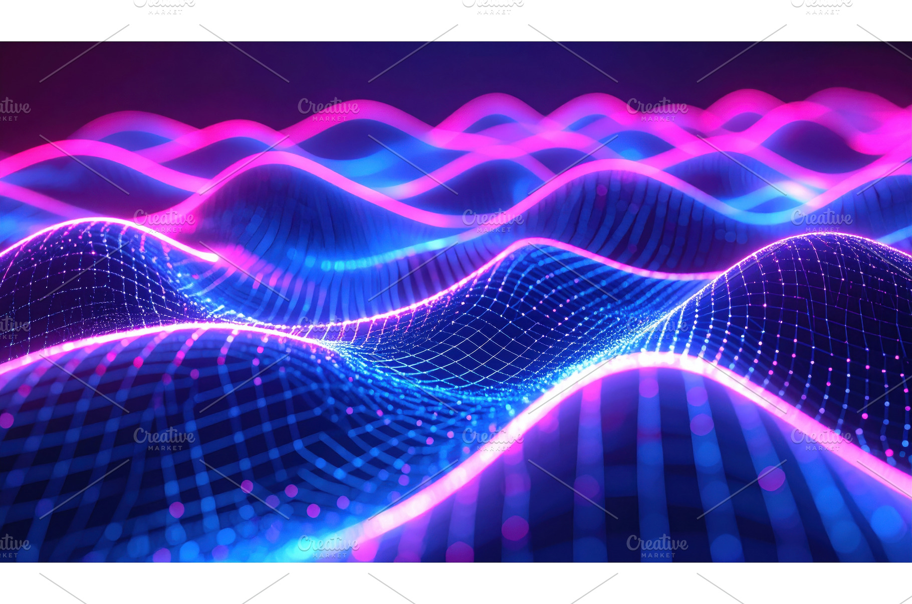A colorful abstract wave pattern of, a Technology Photo by Igor Tichonow