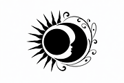 sun and moon surrounded by flowing, an Illustration by Amazin_art (Thumbnail 13 of 25)