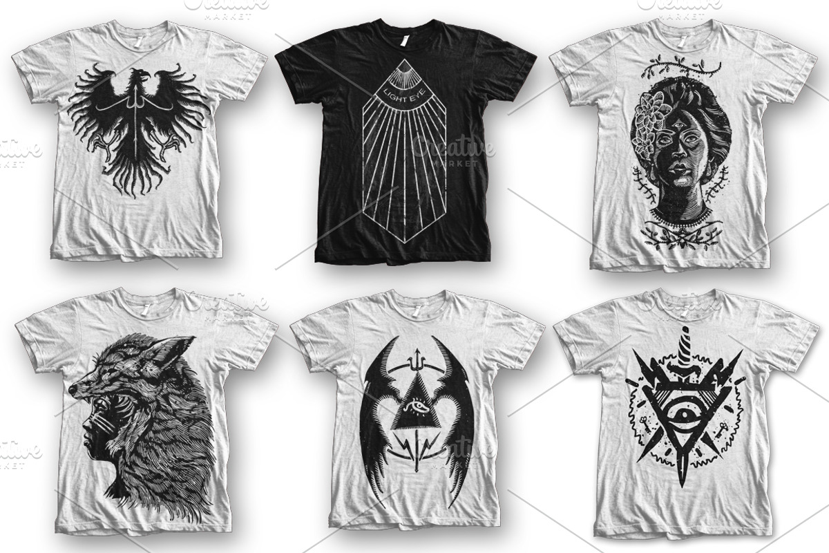 100 T-Shirt Designs Super Collection, an Animal Illustration by Design by sebrodbrick (Photo 15 of 35)