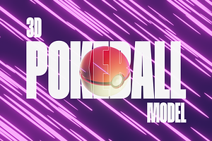 Pokeball 3D Model