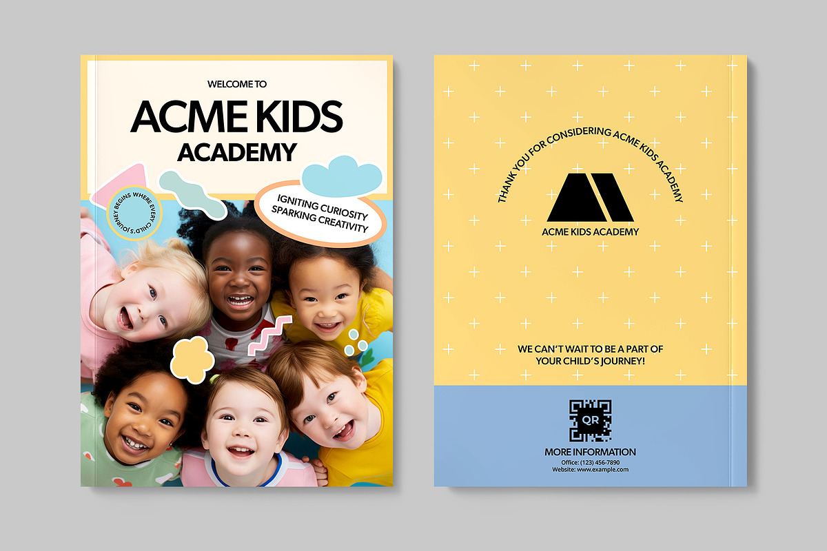Kindergarten Brochure Template, a Brochure Template by BrandPacks (Photo 3 of 4)