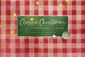 Classic Christmas Digital Papers