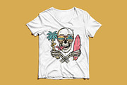 skull glasses with beach view, an Illustration by gunaonedesign (Thumbnail 3 of 4)